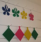 Flower trivets and pot holders in silicone