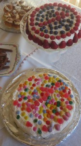 One made by the 3.5 year old and one by me.