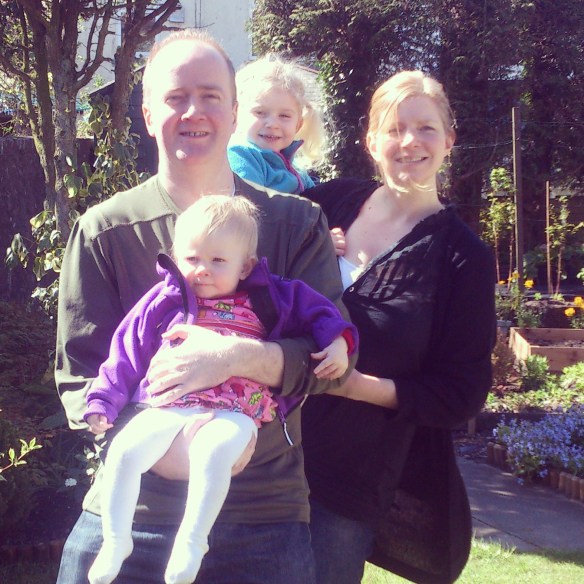 Family photo...difficult to get everyone to look at the camera