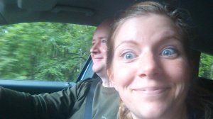 Silly selfie of happy people!