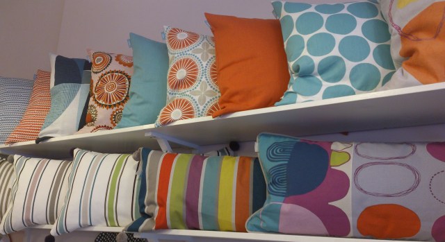 Lovely bright cushions